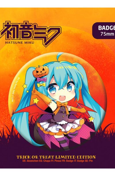 POPbuddies: Hatsune Miku Ansteck-Button Halloween Limited Edition Hatsune Miku