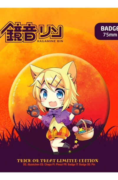 POPbuddies: Hatsune Miku Ansteck-Button Halloween Limited Edition Kagamine Rin
