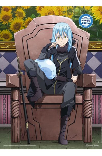 POPbuddies: That Time I Got Reincarnated as a Slime Fabric Poster Demon Lord Rimuru 84 x 118 cm