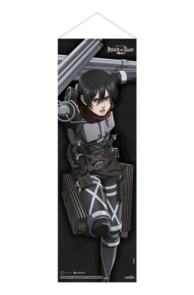 Attack on Titan: The Final Season Slim Wandrolle Mikasa Ackermann 30 x 90 cm