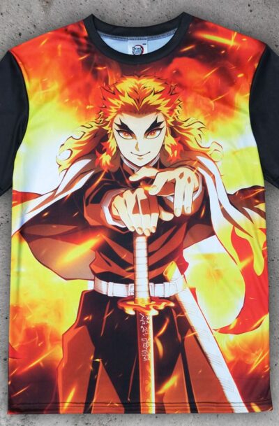 Demon Slayer: Kimetsu no Yaiba T-Shirt Kyojuro Rengoku  Grösse M