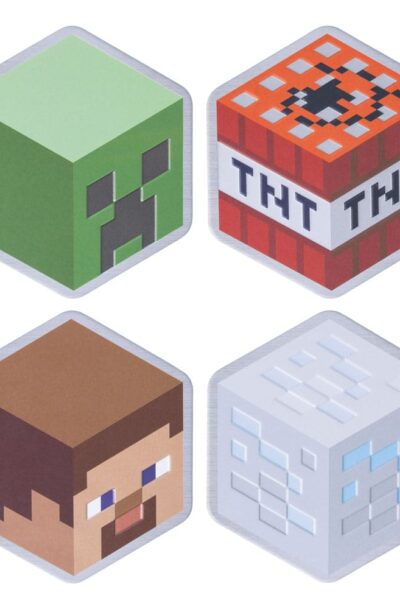 Paladone Products: Minecraft Untersetzer 4er-Pack