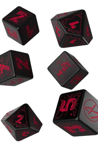 Q Workshop: Cyberpunk Würfel Set Night City Essential (6)