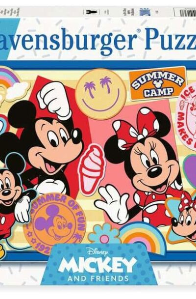 Ravensburger: Disney Kinderpuzzle XXL Unterwegs mit Mickey und Minnie (200 Teile)