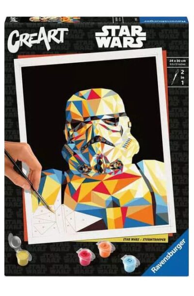 Ravensburger: Star Wars CreArt Malen nach Zahlen Malset Stormtrooper 24 x 30 cm