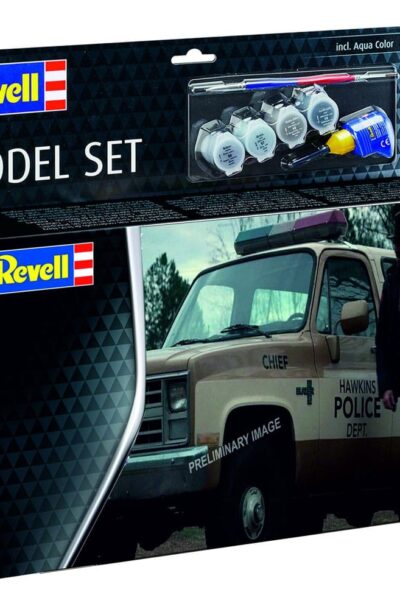 Revell: Stranger Things Modellbausatz-Set 1/25 1985 Chevrolet K5 Blazer 19 cm