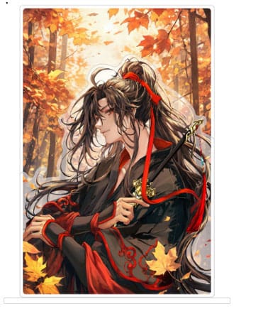 Sakami Merchandise: Grandmaster of Demonic Cultivation Acryl Stand Wei Wuxian 2024 Birthday Ver. 18 cm