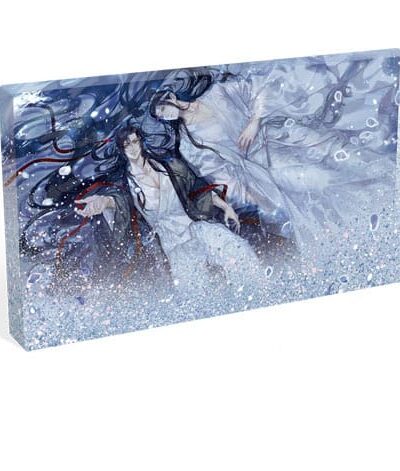 Sakami Merchandise: Grandmaster of Demonic Cultivation Acryl Block mit Glitzer Wei Wuxian & Lan Wangji Galaxy 17 x 10 cm