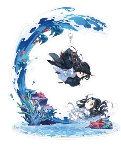 Sakami Merchandise: Grandmaster of Demonic Cultivation Acryl Diorama Wei Wuxian & Lan Wangji Zhao Xi Chi Ver. 18 cm