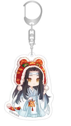 Sakami Merchandise: Grandmaster of Demonic Cultivation Acryl Schlüsselanhänger Lan Wangji Chibi Style 7 cm