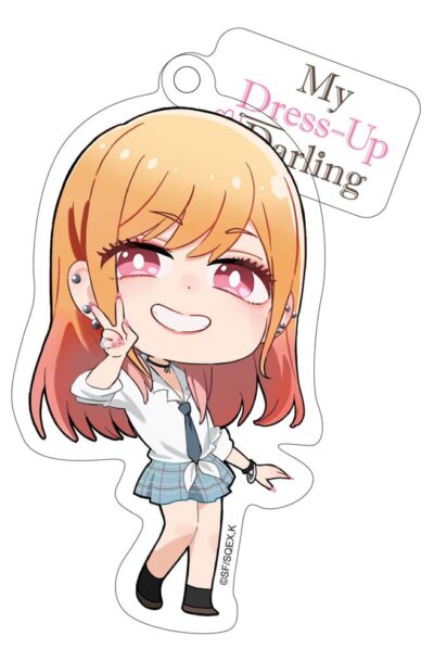 Sakami Merchandise: My Dress-Up Darling Acryl Schlüsselanhänger Marin Chibi Style 8 cm