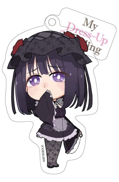 Sakami Merchandise: My Dress-Up Darling Acryl Schlüsselanhänger Marin Shizuku Cosplay Chibi Style 8 cm