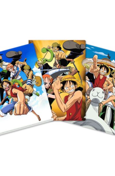Sakami Merchandise: One Piece Klarsichthüllen 3er-Set Classic Adventures