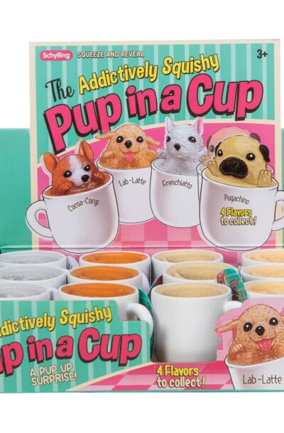 Schylling: Pup in a Cup Anti-Stress-Figuren Display (12)