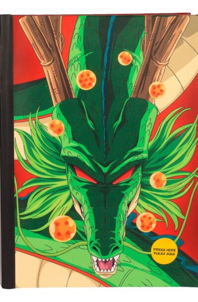 SD Toys: Dragon Ball Z Notizbuch mit Leuchtfunktion Shenron Dragon