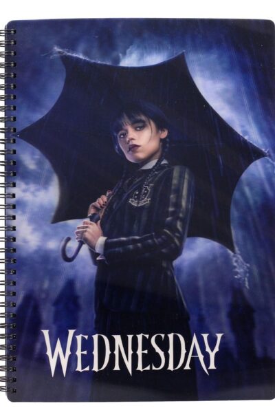 SD Toys: Wednesday Notizbuch mit 3D-Effekt Rain