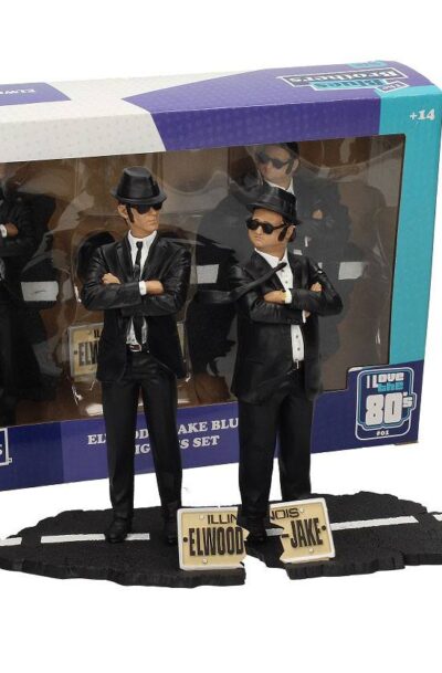 SD Toys: Blues Brothers Movie Icons Statuen Doppelpack Jake & Elwood 18 cm