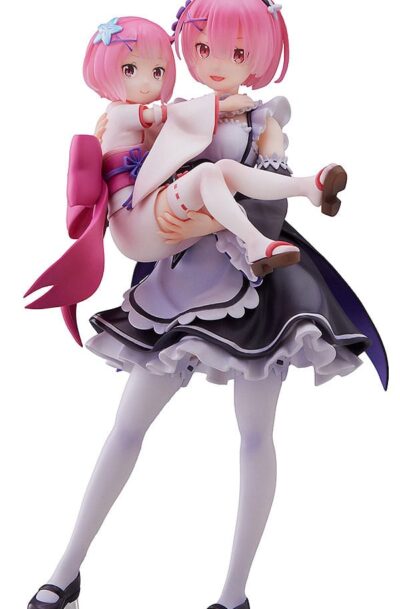 Re:Zero Starting Life in Another World PVC Statue 1/7 Ram & Childhood Ram 23 cm