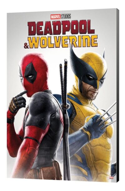 Semic: Marvel Holzdruck Deadpool & Wolverine 02 Best friends 35 x 50 cm
