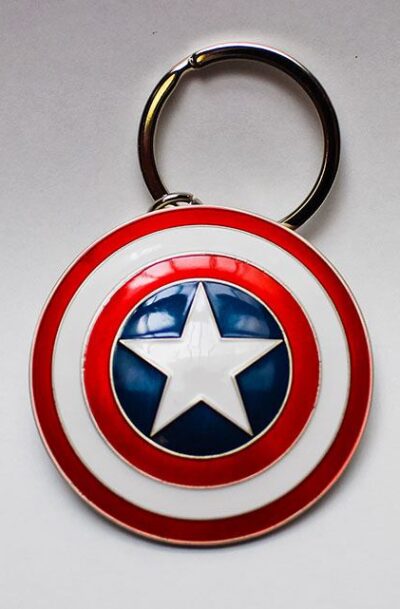 Semic: Marvel Comics Metall-Schlüsselanhänger Captain America Shield