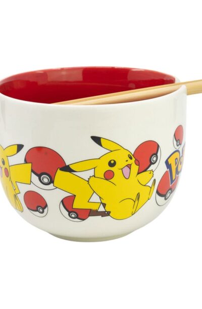 Stor: Pokémon Ramen-Schüssel mit Stäbchen Face