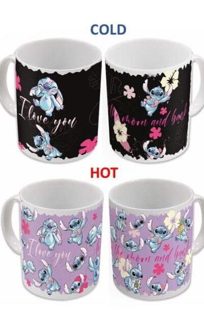 Stor: Lilo & Stitch Tasse mit Thermoeffekt Stitch & Angel 325 ml