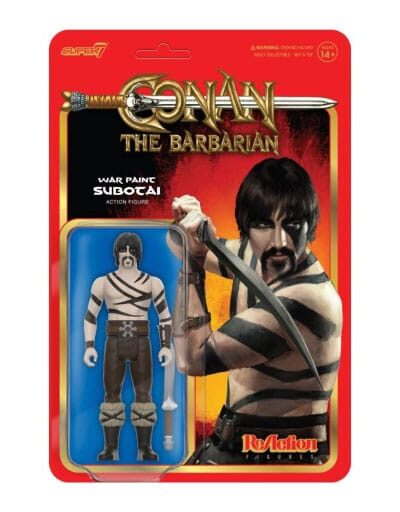 Super7: Conan Der Barbar ReAction Actionfigur Wave 02 Subotai (War Paint) 10 cm