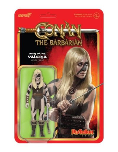 Super7: Conan Der Barbar ReAction Actionfigur Wave 02 Valeria (War Paint) 10 cm