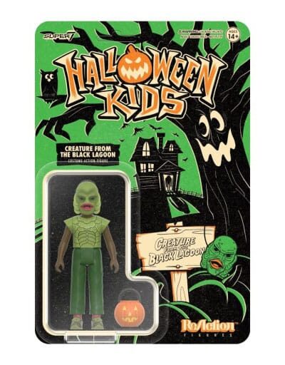 Super7: Universal Monsters Halloween Kids ReAction Actionfigur Creature from the Black Lagoon Girl (Universal Monsters) 10 cm