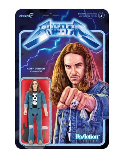 Super7: Cliff Burton ReAction Actionfigur Wave 01 Cliff Burton 10 cm