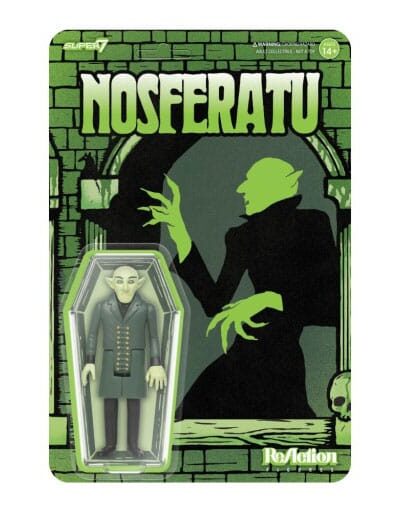 Super7: Nosferatu ReAction Actionfigur Nosferatu (Film Poster) 10 cm