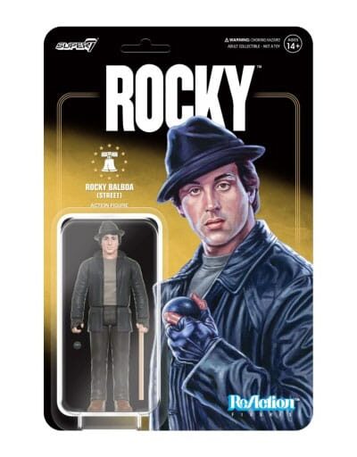 Super7: Rocky ReAction Actionfigur Wave 03 Rocky Street (Rocky I) 10 cm