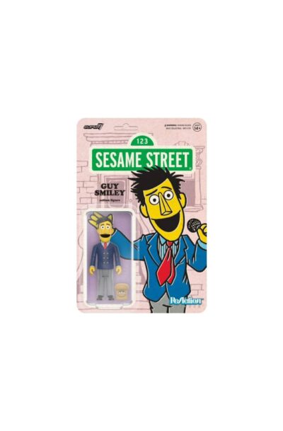 Super7: Sesamstrasse ReAction Actionfigur Wave 02 Guy Smiley (With Bread) 10 cm