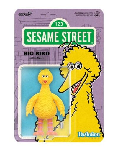 Super7: Sesamstrasse ReAction Actionfigur Wave 03 Bibo 10 cm