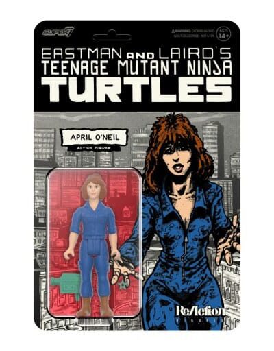 Super7: Teenage Mutant Ninja Turtles ReAction Actionfigur Wave 11 April O´Neil (Comic Color) 10 cm