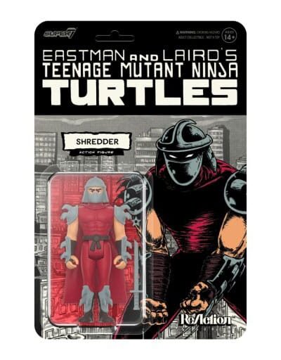 Super7: Teenage Mutant Ninja Turtles ReAction Actionfigur Wave 11 Shredder (Comic Color) 10 cm
