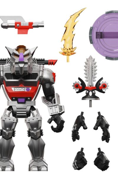 Super7: Teenage Mutant Ninja Turtles Ultimates Actionfigur Robot Rocksteady 20 cm