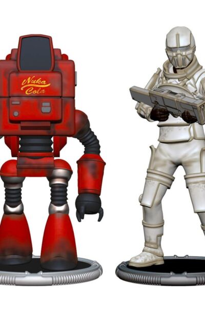 Syndicate Collectibles: Fallout Minifiguren 2er-Pack Set B Nukatron & Synth 7 cm