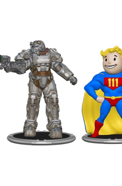 Syndicate Collectibles: Fallout Minifiguren 2er-Pack Set C T-60 & Vault Boy (Power) 7 cm