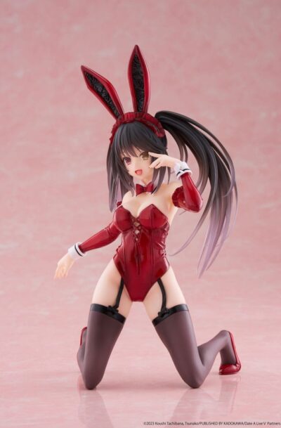 Taito Prize: Date A Live V PVC Statue Desktop Cute Figure Kurumi Tokisaki Bunny Ver. 13 cm