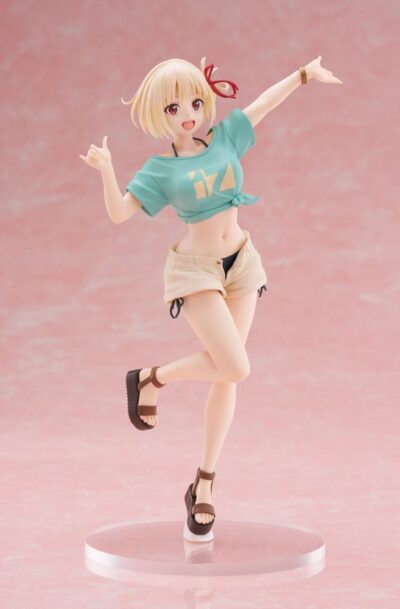 Taito Prize: Lycoris Recoil Coreful PVC Statue Chisato Nishikigi Hawaiian Ver. 18 cm