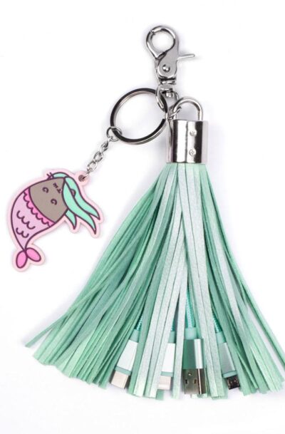 Thumbs Up: Pusheen USB Ladekabel 3in1 mit Schlüsselanhänger Tassel