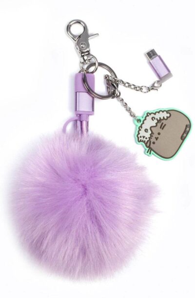 Thumbs Up: Pusheen USB Ladekabel 3in1 mit Schlüsselanhänger Pom Pom