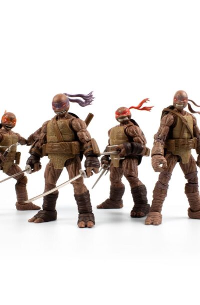 The Loyal Subjects: Teenage Mutant Ninja Turtles BST AXN Actionfiguren 4er-Pack Zombie Turtle (IDW Comics) 13 cm