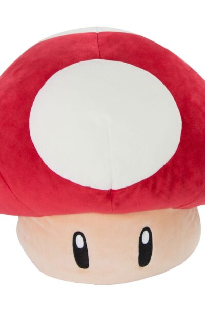 Tomy: Super Mario Mocchi-Mocchi Mega Plüschfigur Super-Pilz Rot 36 cm