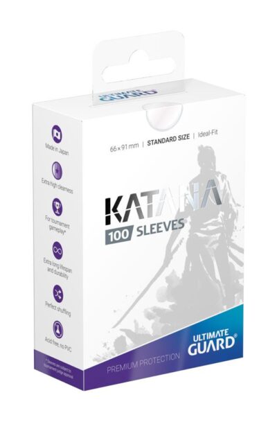 Ultimate Guard: Ultimate Guard Katana Sleeves Standardgrösse Transparent (100)