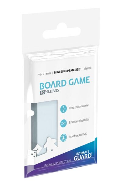 Ultimate Guard: Ultimate Guard Premium Soft Sleeves für Brettspielkarten Mini European (50)