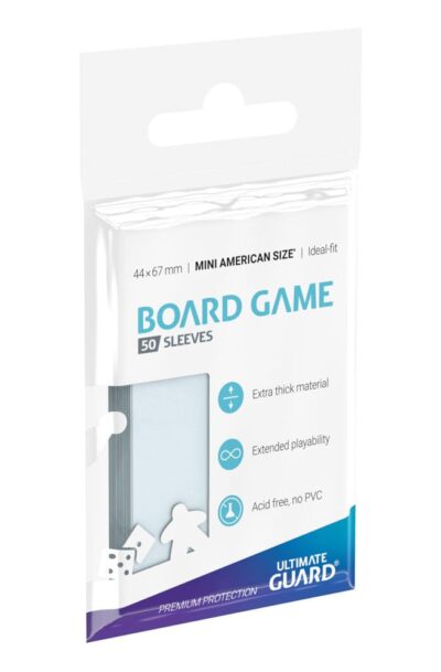 Ultimate Guard: Ultimate Guard Premium Soft Sleeves für Brettspielkarten Mini American (50)
