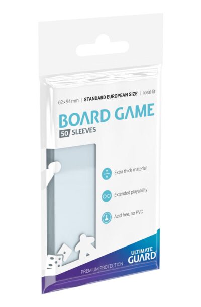 Ultimate Guard: Ultimate Guard Premium Soft Sleeves für Brettspielkarten Standard European (50)