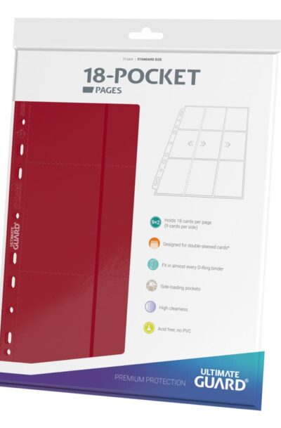Ultimate Guard: Ultimate Guard 18-Pocket Pages Side-Loading Rot (10)